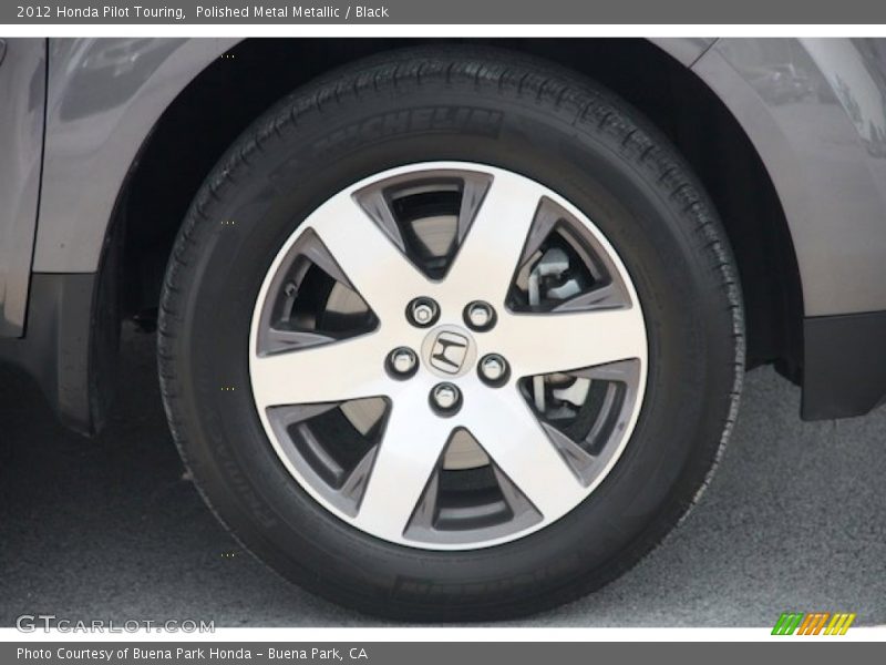 Polished Metal Metallic / Black 2012 Honda Pilot Touring