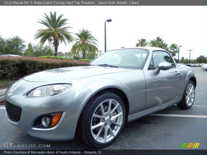 Front 3/4 View of 2010 MX-5 Miata Grand Touring Hard Top Roadster