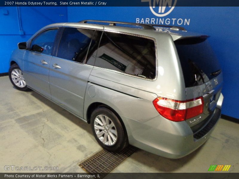 Slate Green Metallic / Gray 2007 Honda Odyssey Touring