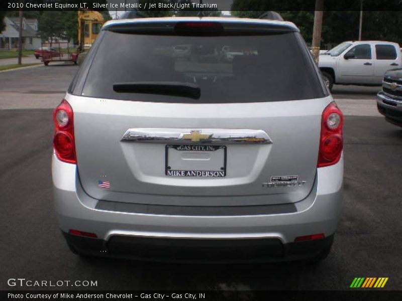 Silver Ice Metallic / Jet Black/Light Titanium 2010 Chevrolet Equinox LT