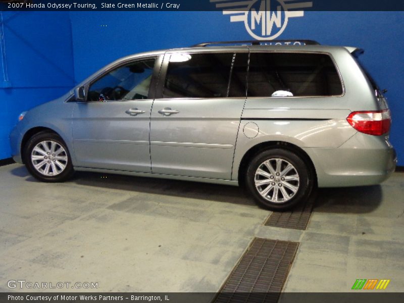 Slate Green Metallic / Gray 2007 Honda Odyssey Touring