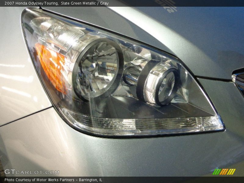 Slate Green Metallic / Gray 2007 Honda Odyssey Touring