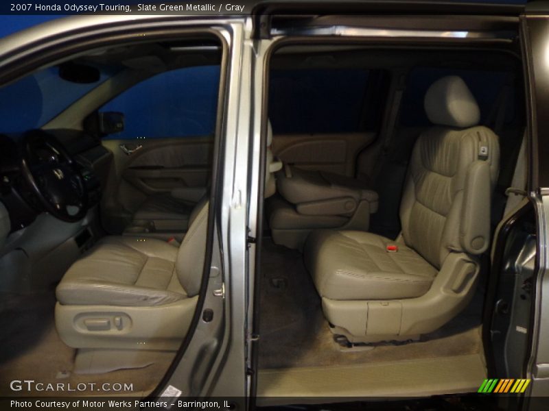 Slate Green Metallic / Gray 2007 Honda Odyssey Touring