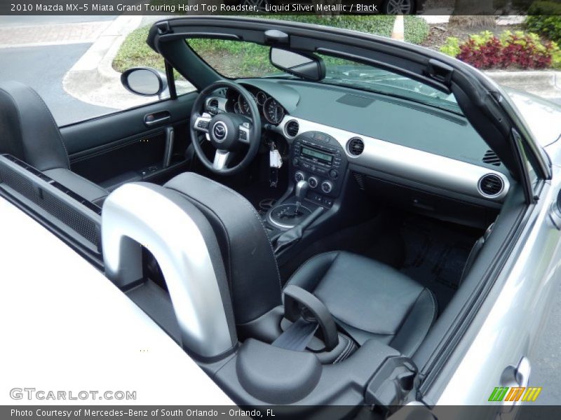  2010 MX-5 Miata Grand Touring Hard Top Roadster Black Interior