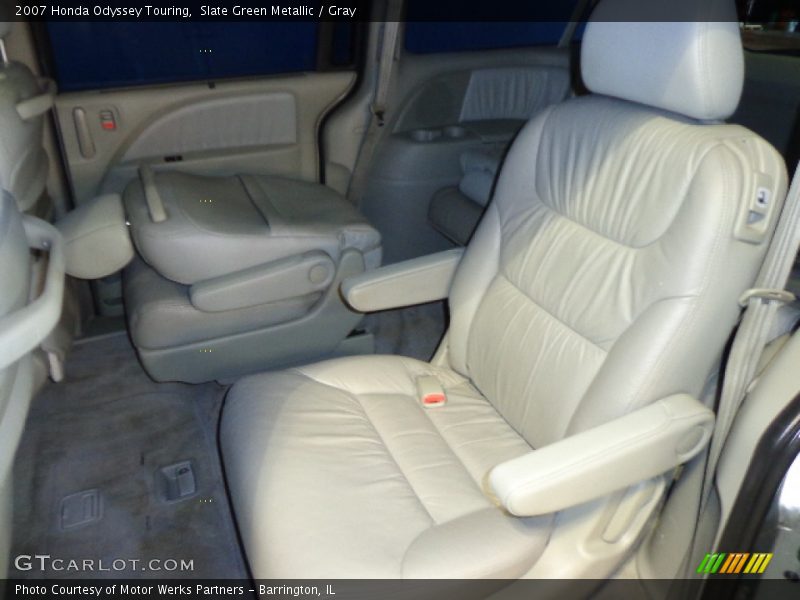 Slate Green Metallic / Gray 2007 Honda Odyssey Touring