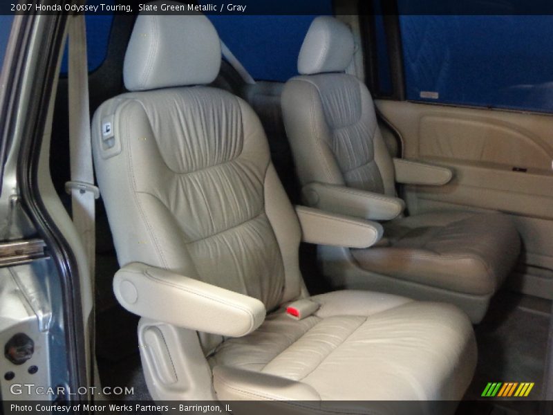 Slate Green Metallic / Gray 2007 Honda Odyssey Touring