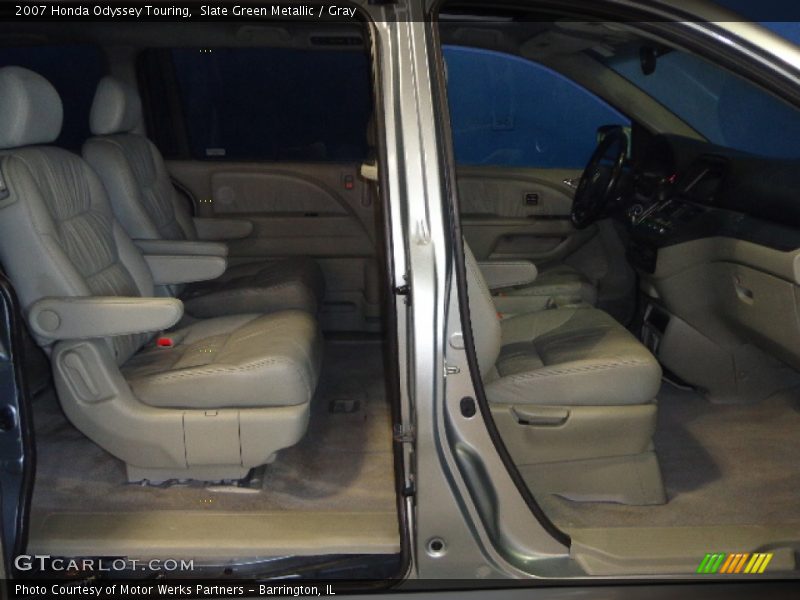 Slate Green Metallic / Gray 2007 Honda Odyssey Touring