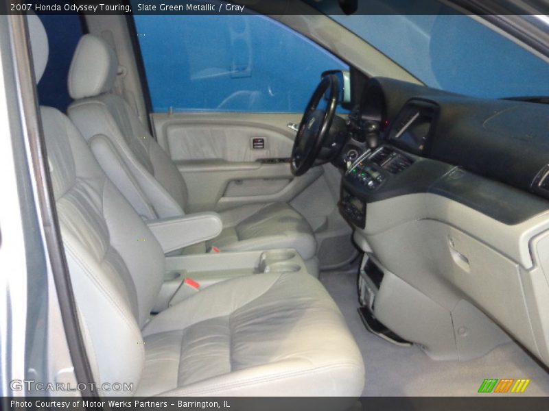 Slate Green Metallic / Gray 2007 Honda Odyssey Touring