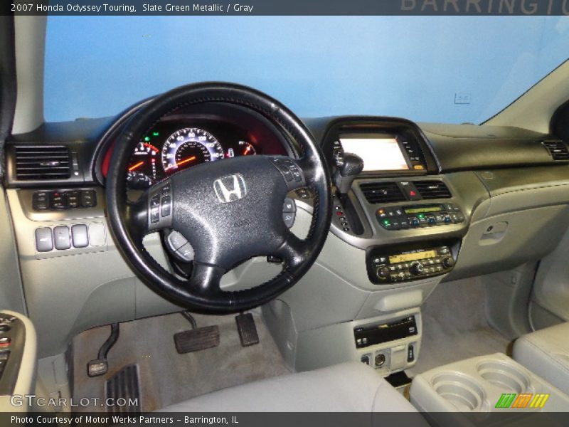 Slate Green Metallic / Gray 2007 Honda Odyssey Touring