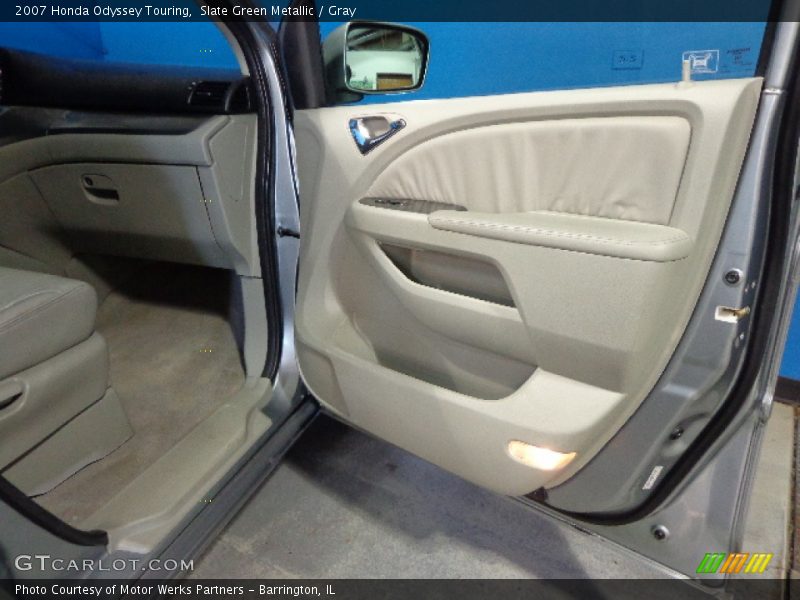 Slate Green Metallic / Gray 2007 Honda Odyssey Touring