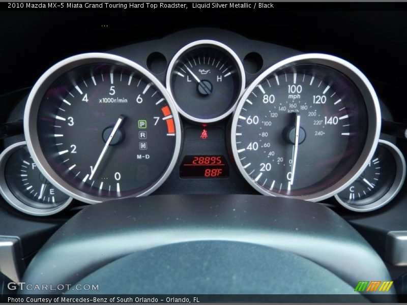  2010 MX-5 Miata Grand Touring Hard Top Roadster Grand Touring Hard Top Roadster Gauges