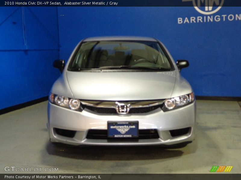 Alabaster Silver Metallic / Gray 2010 Honda Civic DX-VP Sedan