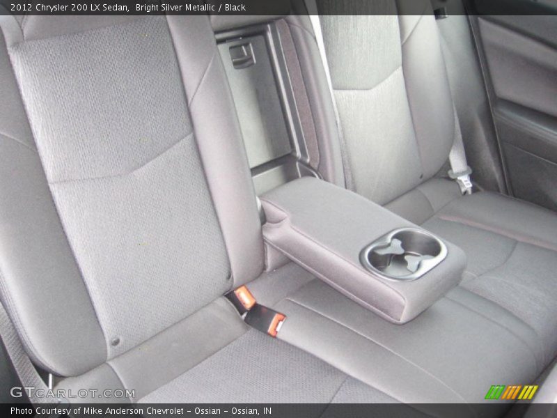 Bright Silver Metallic / Black 2012 Chrysler 200 LX Sedan