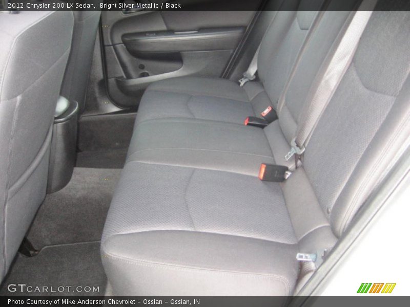 Bright Silver Metallic / Black 2012 Chrysler 200 LX Sedan