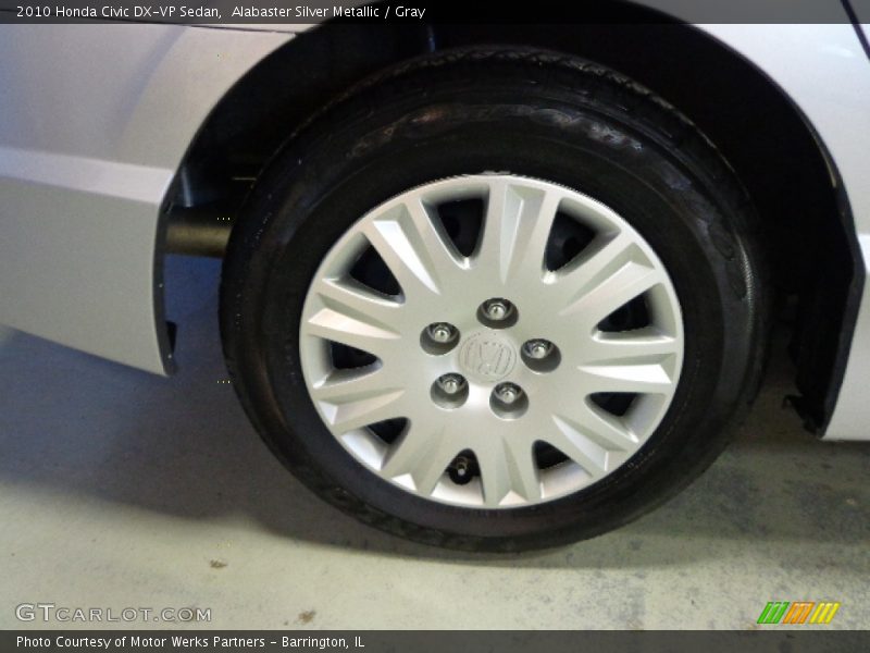 Alabaster Silver Metallic / Gray 2010 Honda Civic DX-VP Sedan