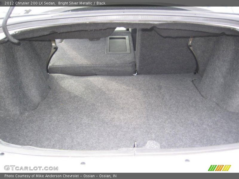 Bright Silver Metallic / Black 2012 Chrysler 200 LX Sedan