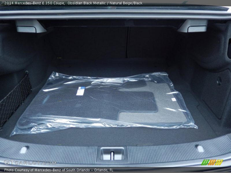 Obsidian Black Metallic / Natural Beige/Black 2014 Mercedes-Benz E 350 Coupe