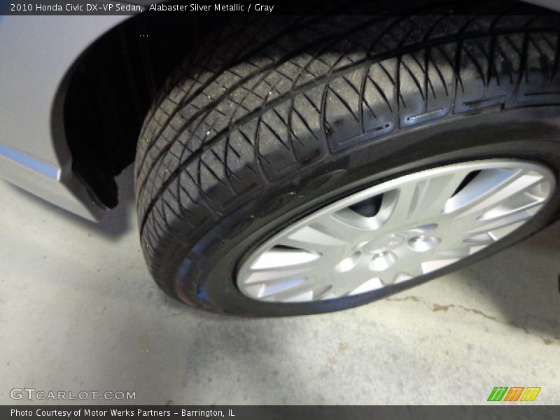 Alabaster Silver Metallic / Gray 2010 Honda Civic DX-VP Sedan