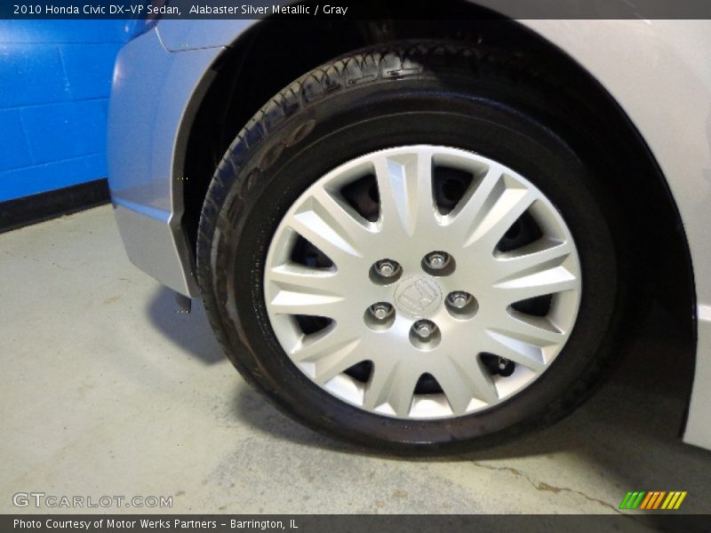 Alabaster Silver Metallic / Gray 2010 Honda Civic DX-VP Sedan