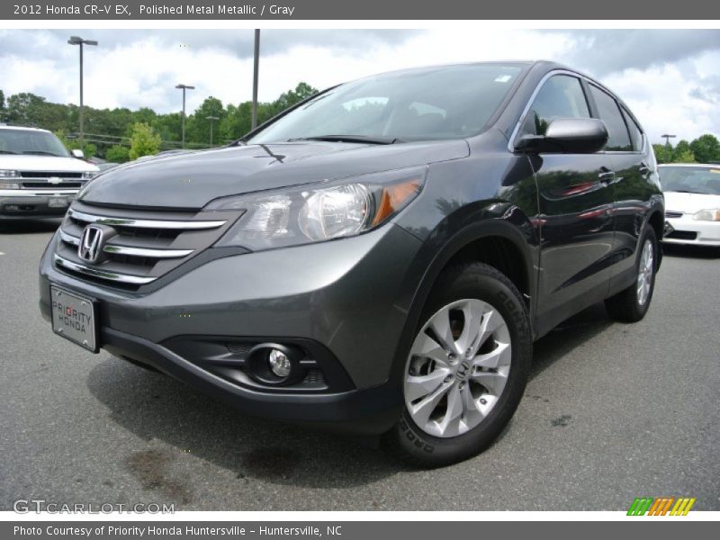Polished Metal Metallic / Gray 2012 Honda CR-V EX