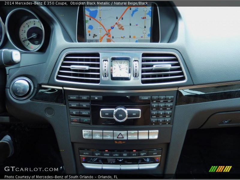 Controls of 2014 E 350 Coupe