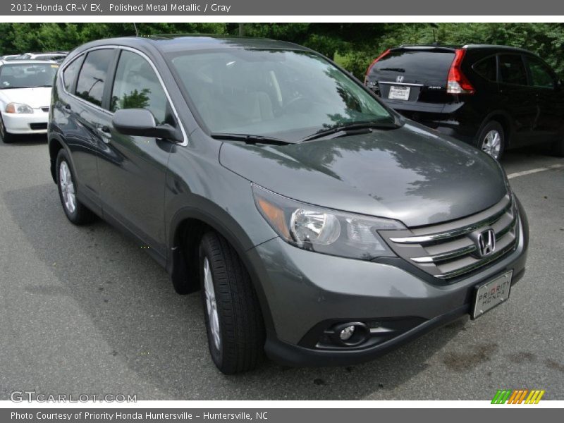 Polished Metal Metallic / Gray 2012 Honda CR-V EX