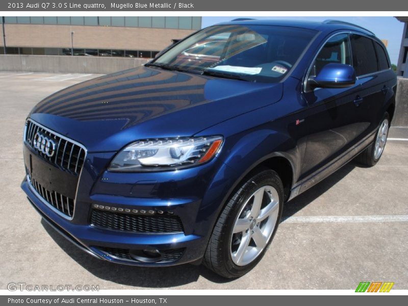Mugello Blue Metallic / Black 2013 Audi Q7 3.0 S Line quattro