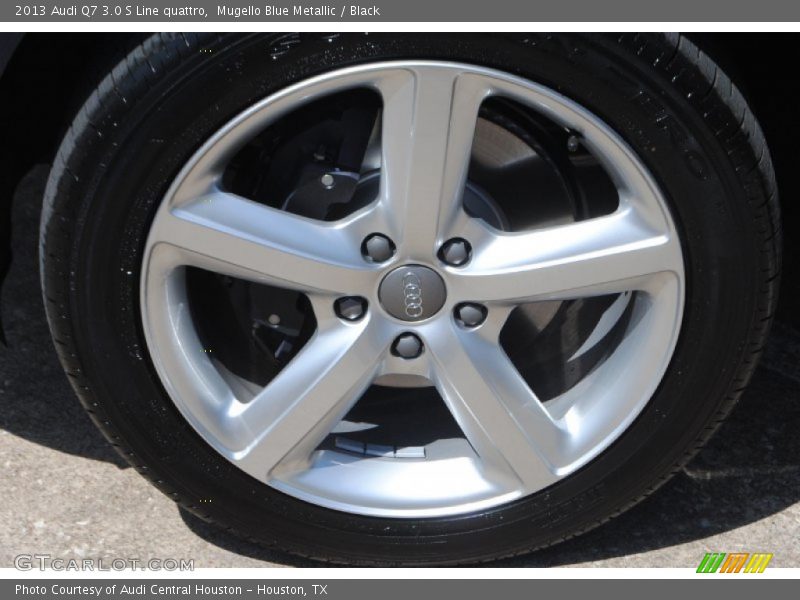 Mugello Blue Metallic / Black 2013 Audi Q7 3.0 S Line quattro