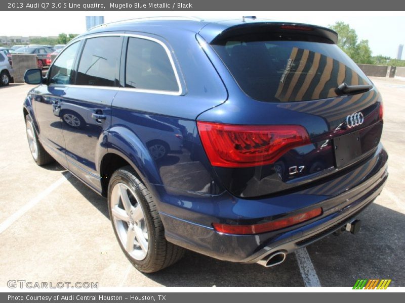 Mugello Blue Metallic / Black 2013 Audi Q7 3.0 S Line quattro