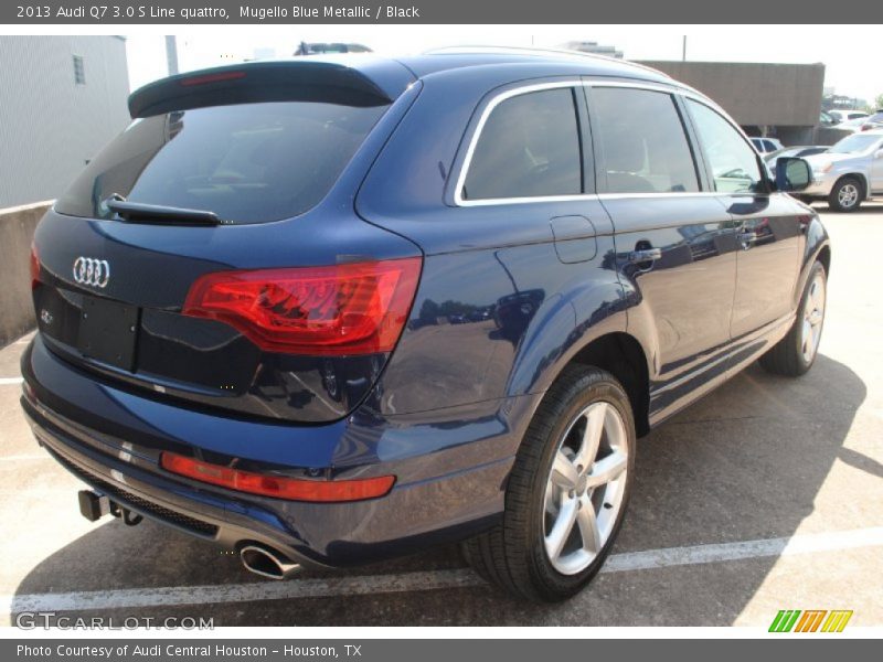 Mugello Blue Metallic / Black 2013 Audi Q7 3.0 S Line quattro