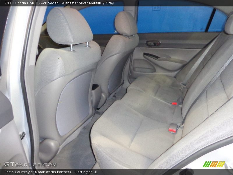 Alabaster Silver Metallic / Gray 2010 Honda Civic DX-VP Sedan