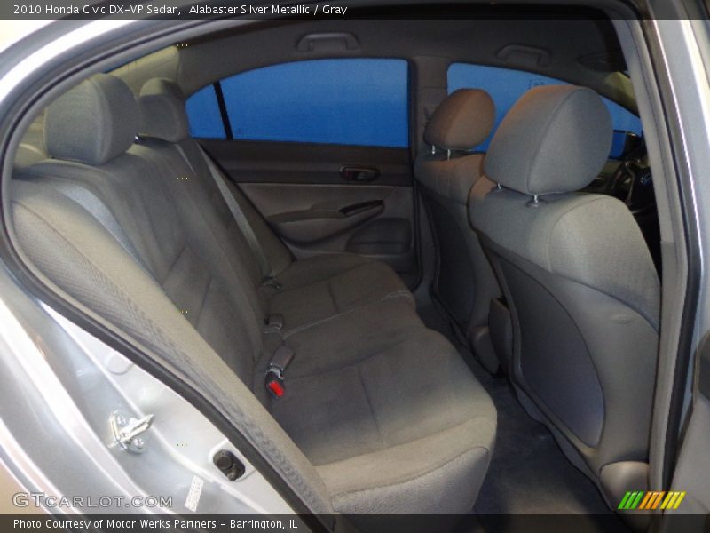 Alabaster Silver Metallic / Gray 2010 Honda Civic DX-VP Sedan