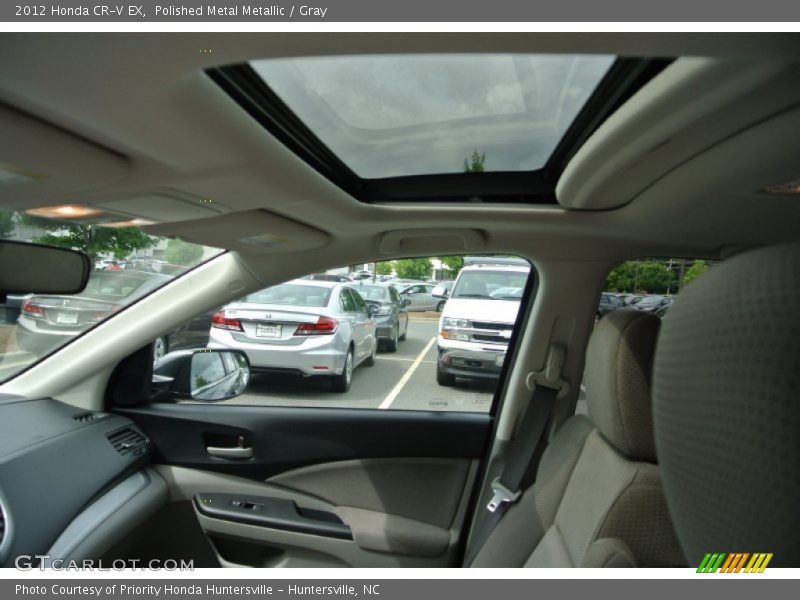 Polished Metal Metallic / Gray 2012 Honda CR-V EX
