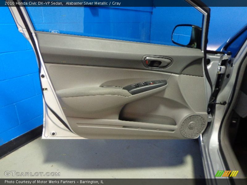 Alabaster Silver Metallic / Gray 2010 Honda Civic DX-VP Sedan