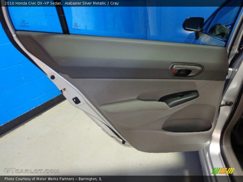 Alabaster Silver Metallic / Gray 2010 Honda Civic DX-VP Sedan