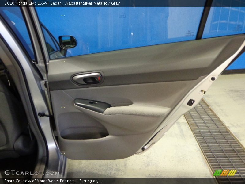 Alabaster Silver Metallic / Gray 2010 Honda Civic DX-VP Sedan