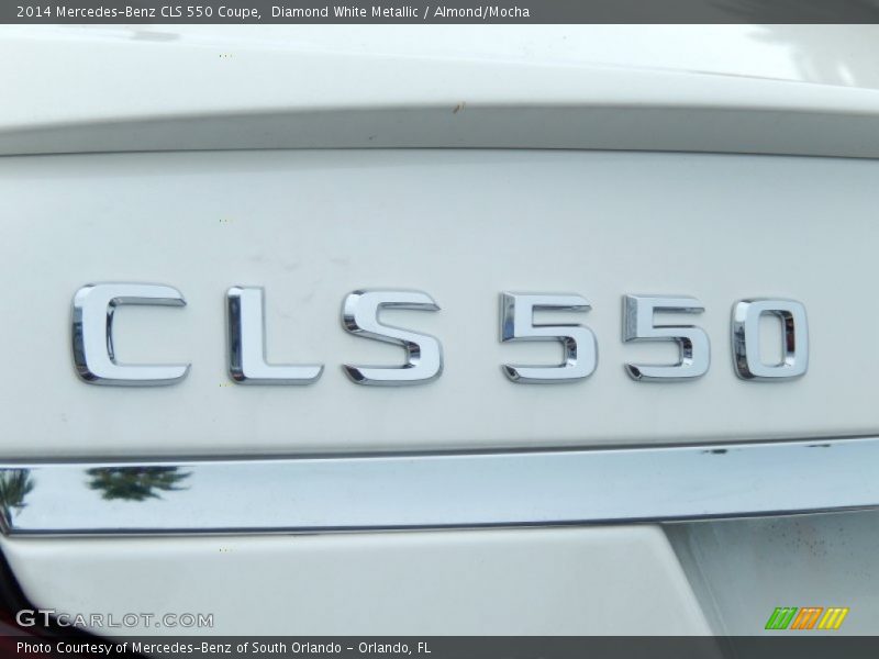 Diamond White Metallic / Almond/Mocha 2014 Mercedes-Benz CLS 550 Coupe