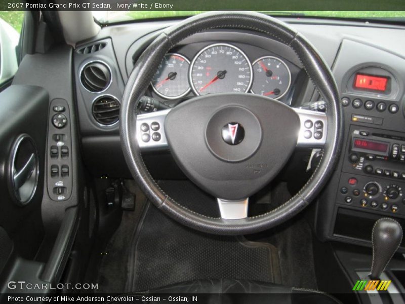 Ivory White / Ebony 2007 Pontiac Grand Prix GT Sedan