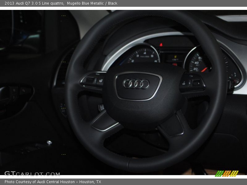 Mugello Blue Metallic / Black 2013 Audi Q7 3.0 S Line quattro