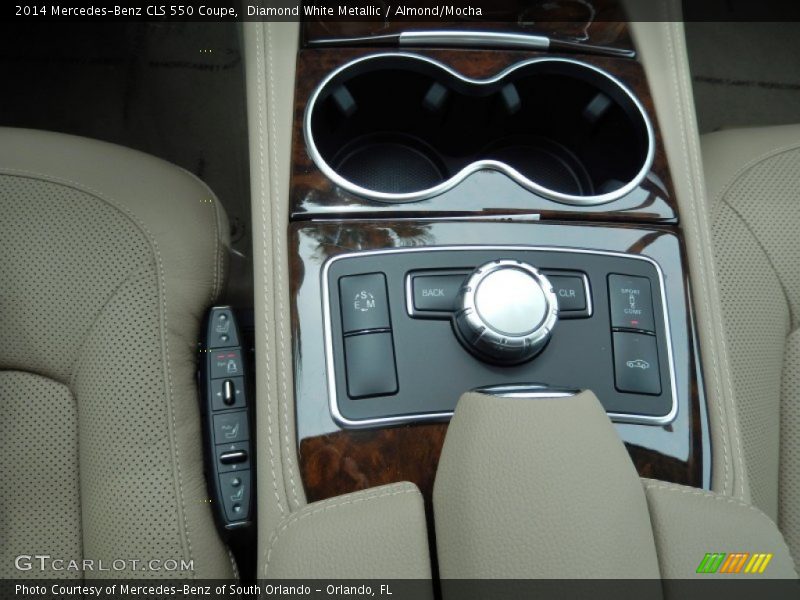 Diamond White Metallic / Almond/Mocha 2014 Mercedes-Benz CLS 550 Coupe