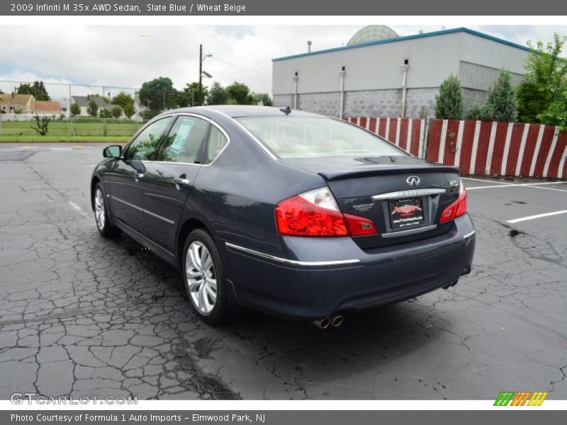 Slate Blue / Wheat Beige 2009 Infiniti M 35x AWD Sedan