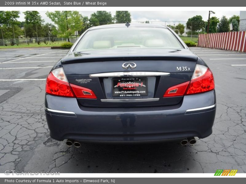 Slate Blue / Wheat Beige 2009 Infiniti M 35x AWD Sedan