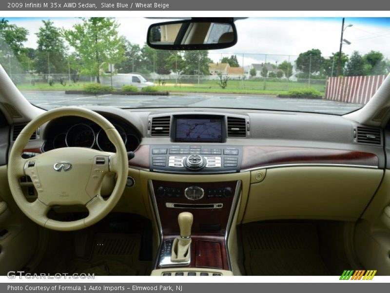 Slate Blue / Wheat Beige 2009 Infiniti M 35x AWD Sedan