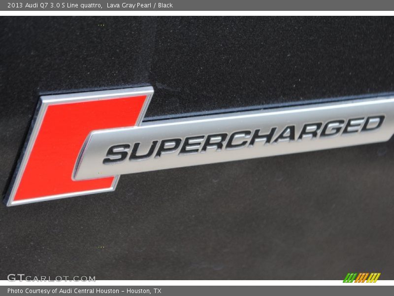 Lava Gray Pearl / Black 2013 Audi Q7 3.0 S Line quattro