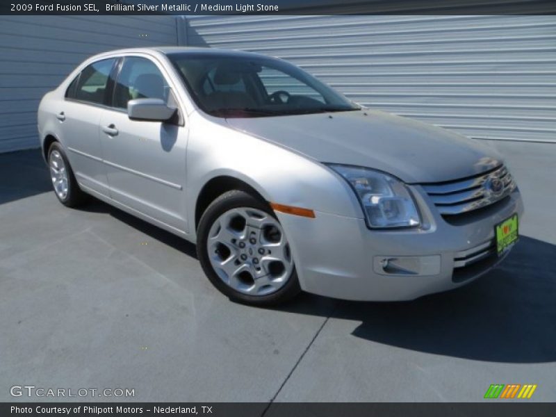 Brilliant Silver Metallic / Medium Light Stone 2009 Ford Fusion SEL