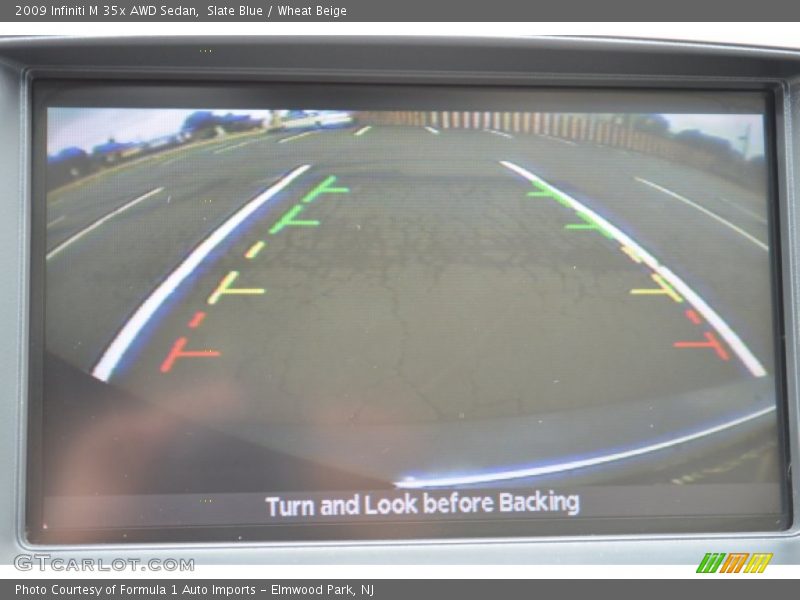 Slate Blue / Wheat Beige 2009 Infiniti M 35x AWD Sedan
