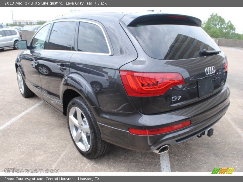 Lava Gray Pearl / Black 2013 Audi Q7 3.0 S Line quattro
