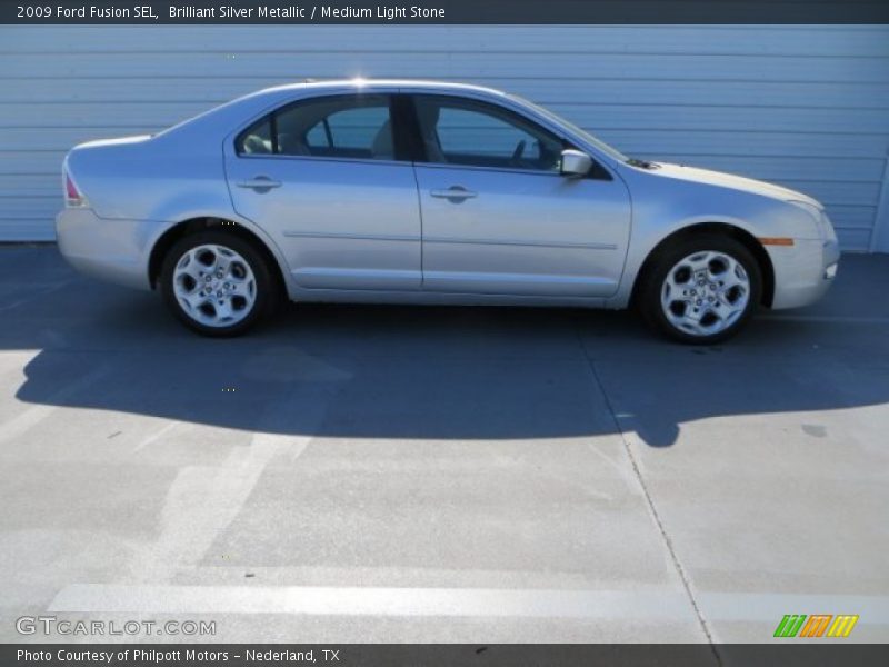 Brilliant Silver Metallic / Medium Light Stone 2009 Ford Fusion SEL