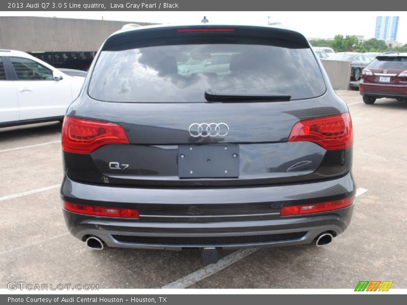 Lava Gray Pearl / Black 2013 Audi Q7 3.0 S Line quattro