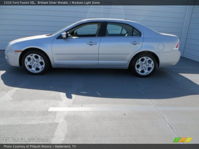 Brilliant Silver Metallic / Medium Light Stone 2009 Ford Fusion SEL